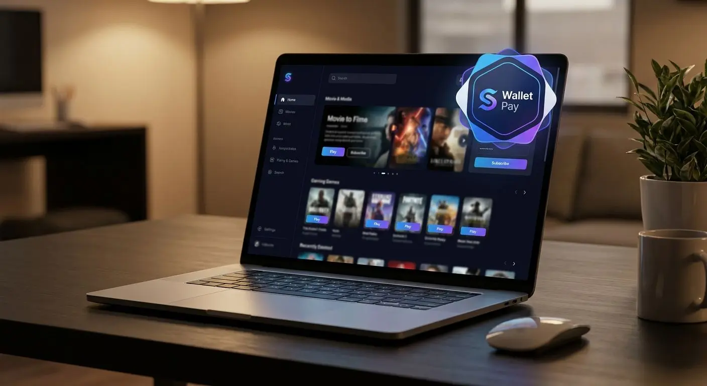 Interfejs Vegasino na laptopie z metodą płatności Skrill